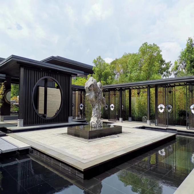 Лазерная резка 3 * 10 футов Джали Декоративный проект отеля Домашняя мебель Щетка Золотая экрана из нержавеющей стали 5