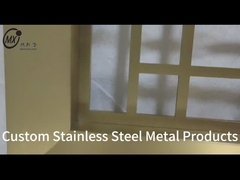 Шампанское золото Лазерная решетка Декоративная современная конфиденциальность Металлический экран Перегородка и разделитель комнаты