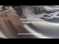 Цветные гравированные листы из нержавеющей стали