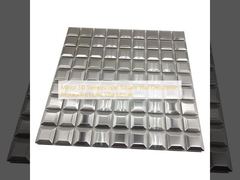 Зеркало 3D Стереоскопическое Квадратное Настенное Украшение Ресторан Отель Вилла Мозаика