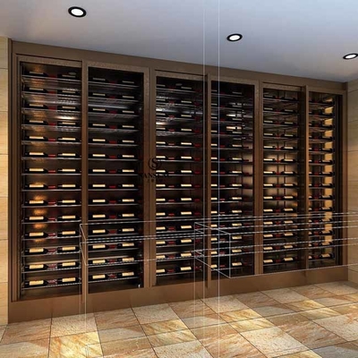 Витрина дисплея холодильника выставочной витрины вина мебели живущей комнаты бара шкафа вина