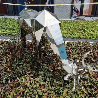 Зеркало ISO животное отполировало серебр скульптур нержавеющей стали