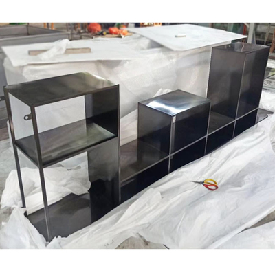 Черный титан PVD покрывая ODM шкафов дисплея металла Wearproof