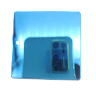Покрашенный цвет листа нержавеющей стали 8K голубой для покрытия Анти--отпечатка пальцев внутреннего художественного оформления гостиницы KTV