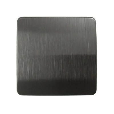 Антикварный темно-черный сатин цвет нержавеющей стали для роскошной витрины