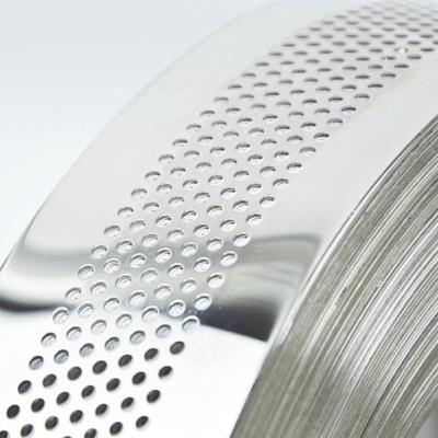 Punched Mirror Polished Stainless Steel Strip Coil JIS 304 Antirust