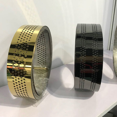 Punched Mirror Polished Stainless Steel Strip Coil JIS 304 Antirust