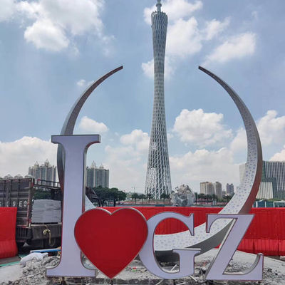 Хорошая цена ODM Splend 304 Декоративные скульптуры из нержавеющей стали Наружные полнолуние Моделирование Искусство Рисование Цвет 316L Скульптуры онлайн