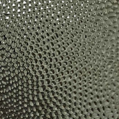 Black Titanium Embossed Stainless Steel Sheet Honeycomb Pattern