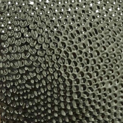 Black Titanium Embossed Stainless Steel Sheet Honeycomb Pattern