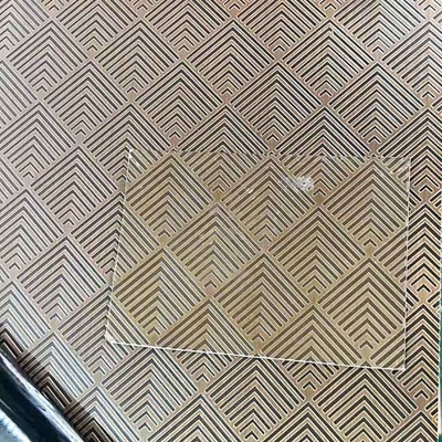 Customized Pattern Etched Stainless Steel Sheet 201 304 430 Rustproof