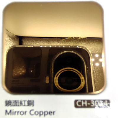 Хорошая цена Покрашенная плита нержавеющей стали с медью финиша 8k зеркала красной во множественных цветах для украшения онлайн