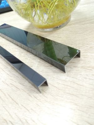 Хорошая цена 3000 мм толщины нержавеющая сталь обрезка полосы защитный край мраморные плитки обрезка онлайн