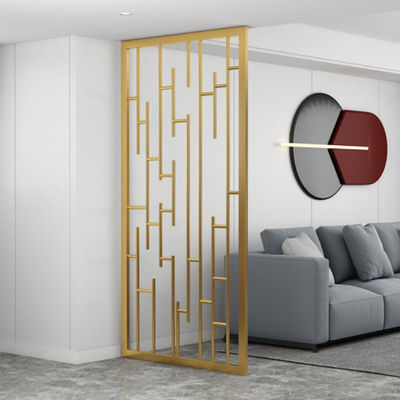 Хорошая цена Железный экран жилая комната офис Металлическая перегородка Стены Нержавеющая сталь Решетка Декоративный бафф онлайн