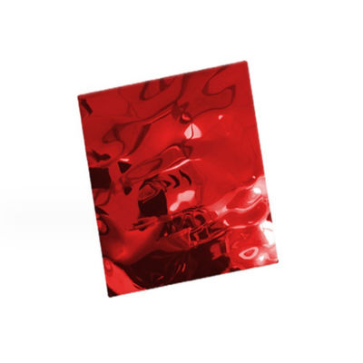 Хорошая цена Цветные потолки Водные волны Декоративные листы из нержавеющей стали 304 Металлическая стена для гостиницы KTV онлайн