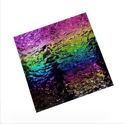 Хорошая цена SUS 201 304 316 AFP Холоднокатаный 4*8ft Цветный 8K зеркало Водяная волна Нержавеющая сталь Выделенный лист для потолочной панели онлайн