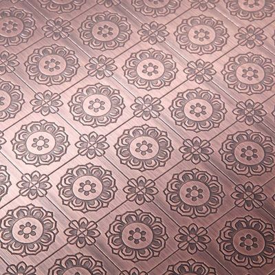 Хорошая цена 304 Производитель на заказ цвет из нержавеющей стали рельефный лист Этировка онлайн