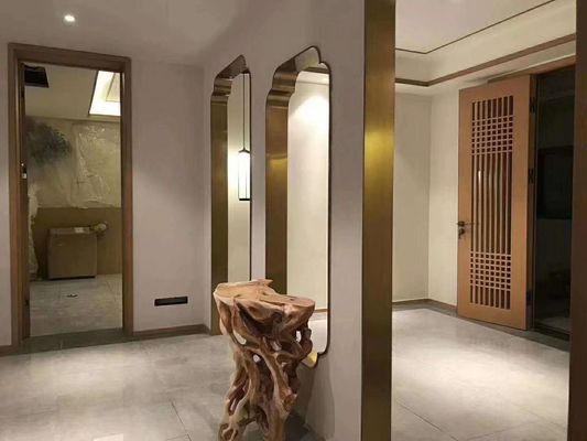 Хорошая цена 304 Розовое золотое расчесываемое цветное листовое ограждение из нержавеющей стали для стены онлайн