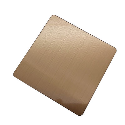 Хорошая цена Волосы зеркало Полированный кофе цвет 1 мм Толщина 304 или 201 нержавеющей стали онлайн