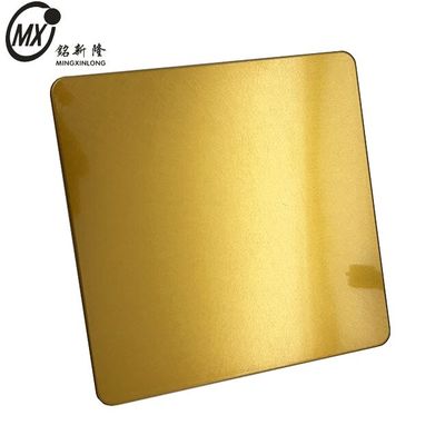 Хорошая цена Горячее прокатное украшение цвет Нержавеющая сталь Пластина вибрация Красное золото онлайн