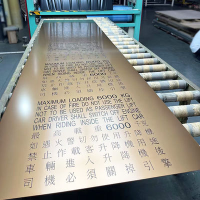 Хорошая цена Золото 8k покрытие нержавеющей стали с антиотпечатками для лифта пятизвездочного отеля онлайн