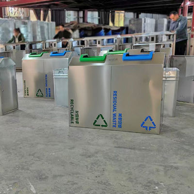 Хорошая цена Изделия из нержавеющей стали 316L с серебристым покрытием, изготовленные на заказ, для мусорных баков онлайн