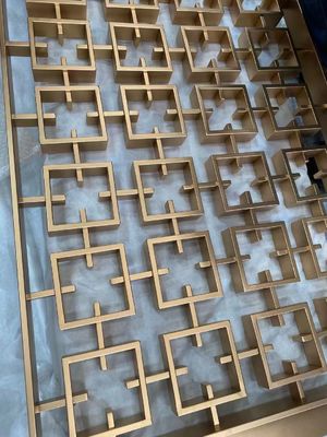 Хорошая цена Индивидуальный экран-перегородка из нержавеющей стали, лазерная резка онлайн