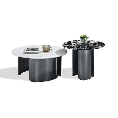 Хорошая цена Столешница из искусственного камня цвета шампанского с журнальным столиком из нержавеющей стали цвета золота онлайн