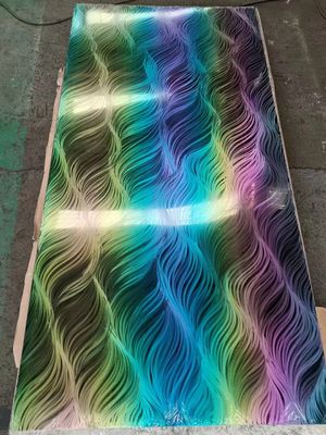 Хорошая цена Colorful Gradient Stainless Steel Plate - Modern Art Decoration And Personalized Design онлайн