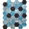 Плитки мозаики антиржавейное 12*12in Hexago металла вибрации алюминиевые