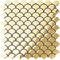 Плитки мозаики ASTM нержавеющей стали формы раковины почищенные щеткой металлом 304 305x305mm