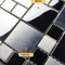 мозаика Backsplash металла плитки мозаики нержавеющей стали черноты квадрата 30x30cm