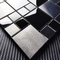 мозаика Backsplash металла плитки мозаики нержавеющей стали черноты квадрата 30x30cm