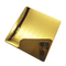 Японское зеркало золотого цвета, листы из нержавеющей стали, супер зеркальное PVD-покрытие, титановый цветной декоративный металл