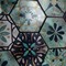 Европейская шестиугольная форма, цветочные узоры в виде листьев, струйная печать, алюминиевая мозаичная плитка для украшения стен