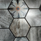 Стеклянный яркий блеск смешивания плитки мозаики для украшения Wwall