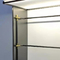 Антиржавейная выставочная витрина нержавеющей стали шкафов дисплея металла SUS304 Sandblasted