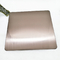 Наклоняя титан плакировкой листа нержавеющей стали PVD цвета волосяного покрова бронзовый
