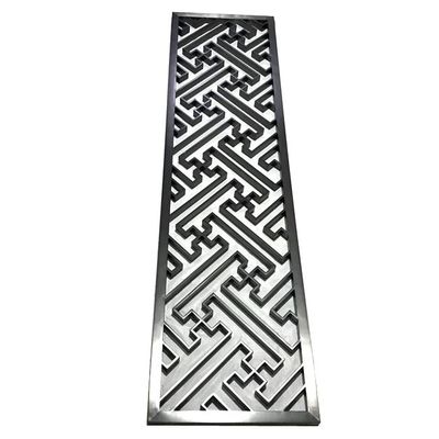 Хорошая цена Черным розовым панель рассекателя комнаты раздела экрана нержавеющей стали картины искусства зеркала золота бронзовым античным почищенная щеткой волосяным покровом онлайн