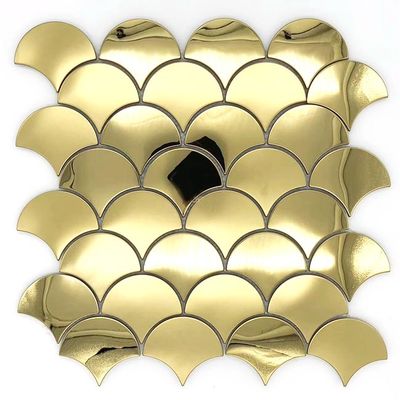 Хорошая цена Плитки мозаики современной домашней мозаики нержавеющей стали дизайна слипчивые онлайн