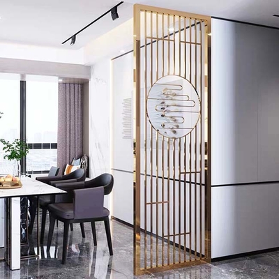 ODM Stainless Steel Privacy Indoor Screen Panels Mirror Metal Wall Divider