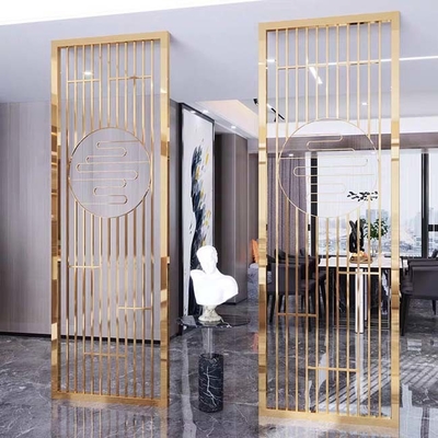 ODM Stainless Steel Privacy Indoor Screen Panels Mirror Metal Wall Divider