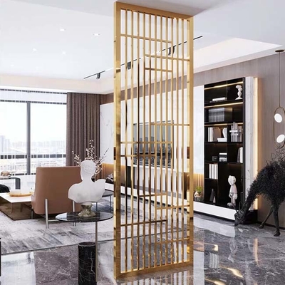 304 Hairline PVD Coating Gold Color Glossy Bright Brushed Glass Dividers из нержавеющей стали