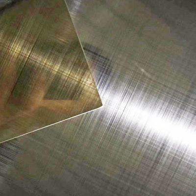 Хорошая цена 304 Серебряный Золотой Цвет Кроссерайлины Щелкнённый Окончание Лист из нержавеющей стали С Анти пальцем печати онлайн