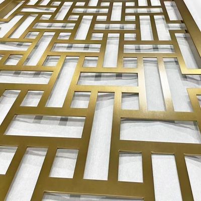 Хорошая цена Черный античный розовый волосяный покров NO4 золота почистил бронзовую винтажную частную разделенную комнату щеткой раздела экрана нержавеющей стали космоса онлайн