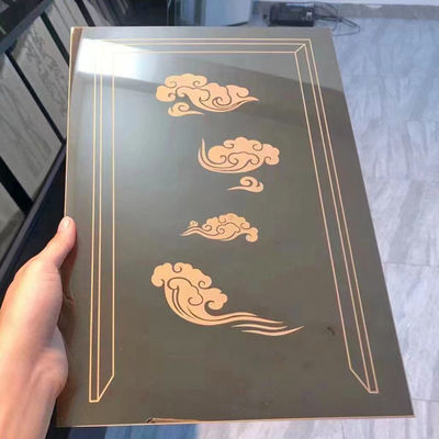 Хорошая цена Изготовленная на заказ небольшая чернота образца вытравляя лист нержавеющей стали онлайн