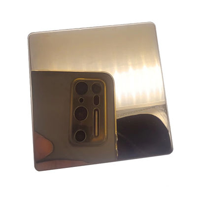 Хорошая цена Цветной лист из нержавеющей стали 8K цвета розового золота для внутреннего художественного оформления с покрытием против отпечатков пальцев онлайн