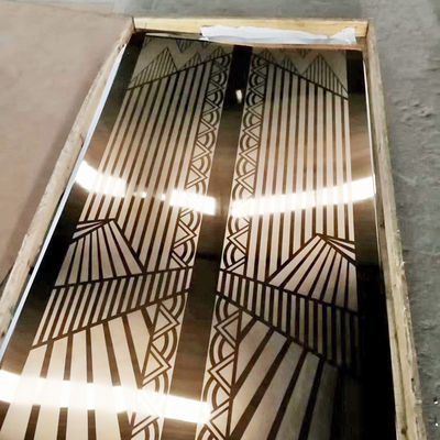 Хорошая цена Серебряное зеркало цвет 304 нержавеющей стали гравированной панели для подъема онлайн