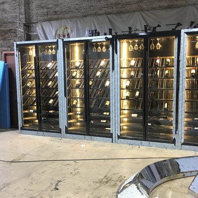 Шкаф вина Multi нержавеющей стали температуры постоянного 304 слоя Highend декоративный
