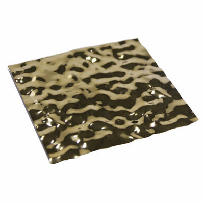 Хорошая цена Горячая продажа 4x8ft Ss 201 304 Pvd Цветное зеркало 8k Водная волна Нержавеющая сталь Риппл Лист Стенная панель Потолочная отделка онлайн